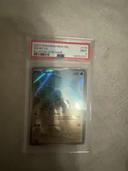 Pokemon Squirtle Sv: Scarlet & Violet 151 Illustration Rare Holo PSA 9 170/165 - Image 2