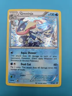 Pokemon TCG Greninja XY162 Holo Black Star Promo - Image 1