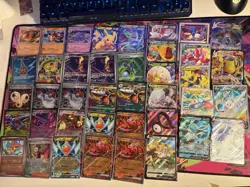 Pokemon TCG Lot Of 40 Full Art, EX, V, VSTAR, VMAX, Promos, Illustration Rare NM - Image 1