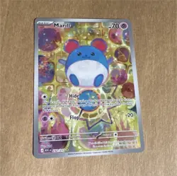 Pokemon Marill Rare Full Art Holo 232/217 ASC Basic 70HP 20 Water TCG - Image 1