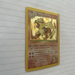 Blaine's Arcanine - 1/132 Gym Challenge Unlimited Holo Rare Pokemon - NM - Image 3