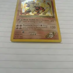 Blaine's Arcanine - 1/132 Gym Challenge Unlimited Holo Rare Pokemon - NM - Image 4