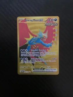 Roaring Moon ex, Pokemon SV04: Paradox Rift Hyper Rare, 262/182 NM - Image 1