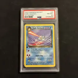 2000 Pokemon Team Rocket 1st Edition Dark Golduck 37/82 PSA 8.5 - Image 1