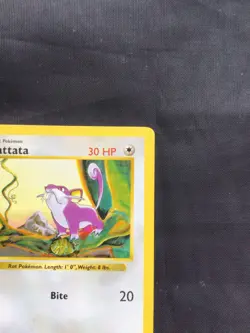 Pokemon Cards: Base Set 1st Edition Common: Rattata 61/102 - Image 3