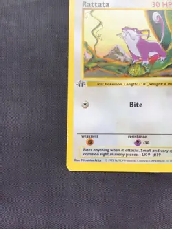Pokemon Cards: Base Set 1st Edition Common: Rattata 61/102 - Image 5