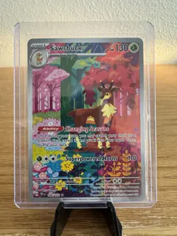 Pokemon Temporal Forces Sawsbuck Illustration Rare Card 166/162 Deerling 165/162 - Image 5