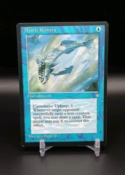 MTG Mystic Remora #87- Ice Age -Regular Common-Damaged - Image 1