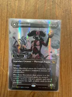 Magic The Gathering Near Mint Sheoldred Serialized (356/500) - Image 1