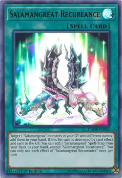 Yugioh! LP Salamangreat Recureance - DANE-EN052 - Ultra Rare - 1st Edition Light - Image 1