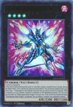 Yugioh! Salamangreat Blaze Dragon - GFP2-EN025 - Ultra Rare - 1st Edition Near M - Image 1