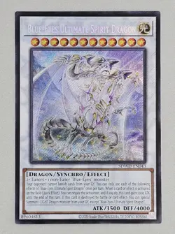 Yu-Gi-Oh Blue-Eyes Ultimate Spirit Dragon Secret Rare SDWD-EN0043 - Image 1