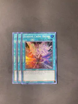 Yugioh x3 Sunvine Cross Breed MP22-EN116 Super Rare 1st Edition NM - Image 1