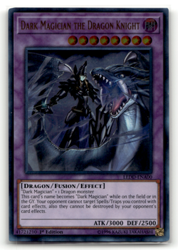 Dark Magician the Dragon Knight LEDD-ENA00 Ultra Rare Legendary Dragon Decks LP - Image 1