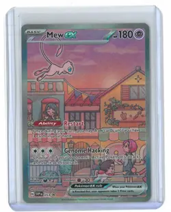 Pokemon TCG Scarlet & Violet Mew EX 2023 SVP 053 Black Star Promo Holo - Image 1