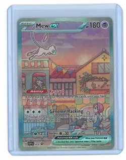 Pokemon TCG Scarlet & Violet Mew EX 2023 SVP 053 Black Star Promo Holo - Image 1