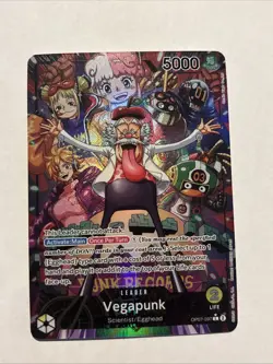 Vegapunk (Parallel) OP07-097 500 Years in the Future Foil Leader One Piece TCG - Image 1