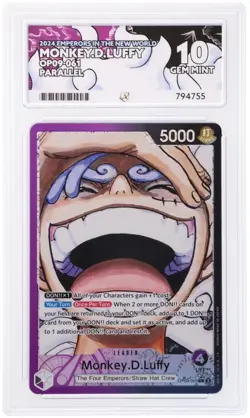 One Piece TCG Luffy OP09-061 LEADER Alt Art | OP09-061 ACE 10 - Image 1