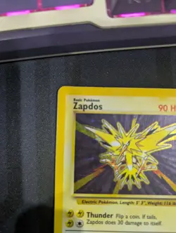 Zapdos 15/62 Holo Fossil Unlimited - Pokemon TCG Condition Shown 2nd - Image 2