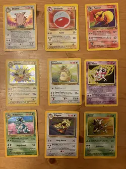 100% Complete Jungle Set Full Collection 64/64 Pokemon Cards 1999 WOTC - Image 3