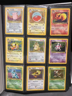 100% Complete Jungle Set Full Collection 64/64 Pokemon Cards In Binder 1999 WOTC - Image 1