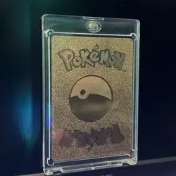 Charizard, Pokemon Gold Foil Card 4/102, Rare Card Collectible/Fan Art - Image 3