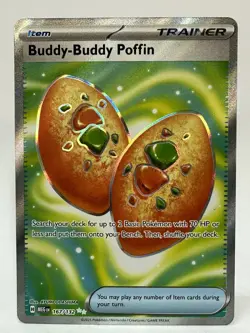 Buddy-Buddy Puffin 167/132 Mega Evolution Full Art Trainer Pokemon TCG NM - Image 1