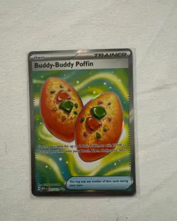 Buddy-Buddy Puffin 167/132 Mega Evolution Full Art Trainer Pokemon TCG Mint/NM - Image 1