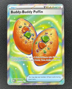 Buddy-Buddy Puffin 167/132 Mega Evolution Full Art Trainer Pokemon TCG NM - Image 1