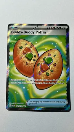 Buddy-Buddy Puffin 167/132 Mega Evolution Full Art Trainer Pokemon TCG NM - Image 1