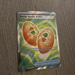 Buddy-Buddy Puffin 167/132 Mega Evolution Full Art Trainer Pokemon TCG NM - Image 2