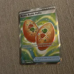 Buddy-Buddy Puffin 167/132 Mega Evolution Full Art Trainer Pokemon TCG NM - Image 3