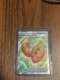 Buddy-Buddy Puffin 167/132 Mega Evolution Full Art Trainer Pokemon TCG NM - Image 1