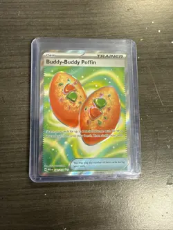 Buddy-Buddy Puffin 167/132 Mega Evolution Full Art Trainer Pokemon TCG NM - Image 1