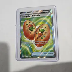 Buddy-Buddy Puffin 167/132 Mega Evolution Full Art Trainer Pokemon TCG NM - Image 1