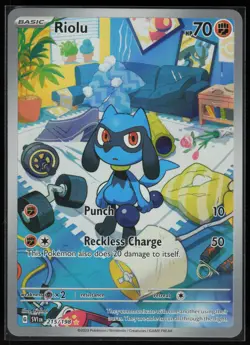 Pokemon Riolu - SV01: Scarlet & Violet Base Set 2023 215/198 NM - Image 1