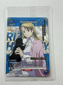 Union Arena Riza Hawkeye Release Event Promo Card Sealed - Image 1