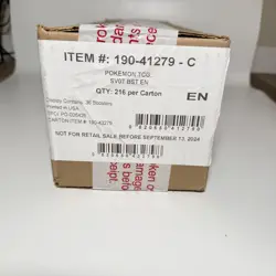 Pokemon TCG SV07 Stellar Crown Booster Box Case SEALED - Image 1