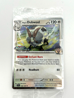 2025 Scarlet & Violet Journey Together Best Buy Promo Hop's Dubwool 136/159 - Image 1