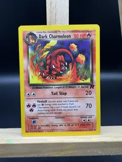 Pokemon - Dark Charmeleon - Team Rocket - W Stamp 32/82 WOTC - Image 1