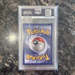1999 Pokemon Game 1st Edition Shadowless #58 Pikachu Yellow Cheeks PSA 9 Mint - Image 2