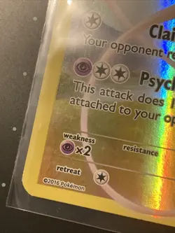 Pokemon TCG Mew XY110 Full Art Holo Black Star Promo Card 2016 - Image 4