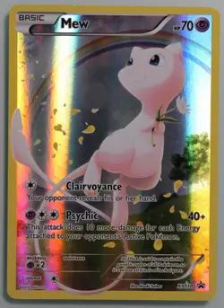 Pokemon TCG Mew XY110 Holo Black Star Promo Full Art 2016 - Image 1