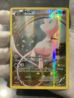 Pokemon TCG Mew XY110 Black Star Promo Holo Full Art DMG - Image 3