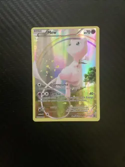 Pokemon Mew TCG XY110 Holo Black Star Promo Full Art 2016 NM - Image 1