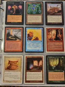 Vintage Magic The Gathering Binder Collection Card Lot MTG 1993-2003 Rares - Image 4