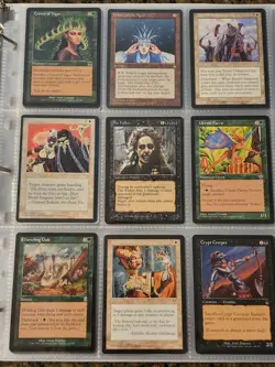 Vintage Magic The Gathering Binder Collection Card Lot MTG 1993-2003 Rares - Image 3