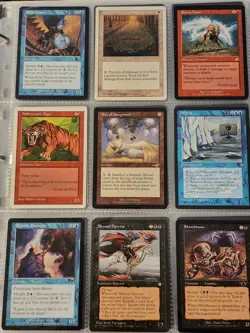 Vintage Magic The Gathering Binder Collection Card Lot MTG 1993-2003 Rares - Image 4