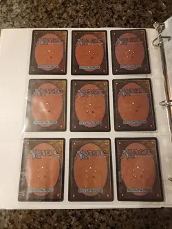 Vintage Magic The Gathering Binder Collection Card Lot MTG 1993-2003 Rares - Image 5