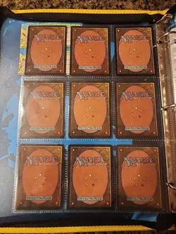 Vintage Magic The Gathering Binder Collection Card Lot MTG 1993-2003 Rares - Image 2
